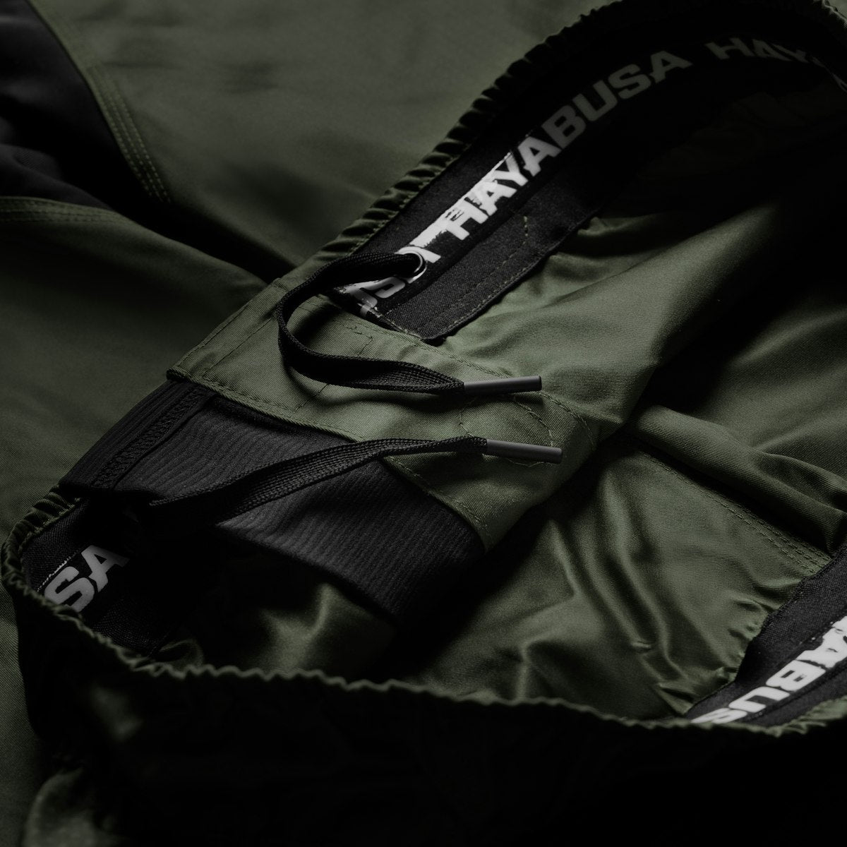 Hayabusa Men's Core Mid-Thigh Fight Shorts Green